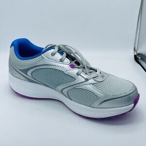 Skechers Go Run Consistent Chandra Womens Sneakers Size 8 Silver Purple New